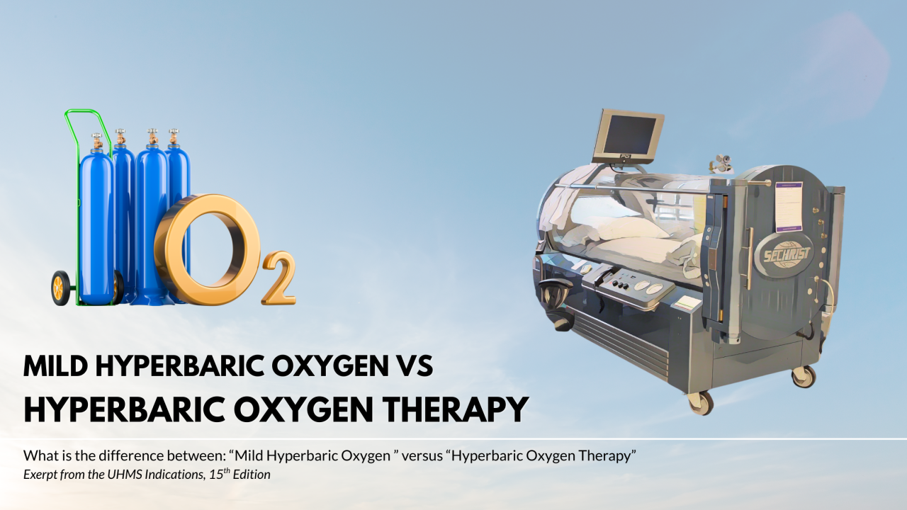 Mild Hyperbaric Oxygen vs Hyperbaric Oxygen Therapy
